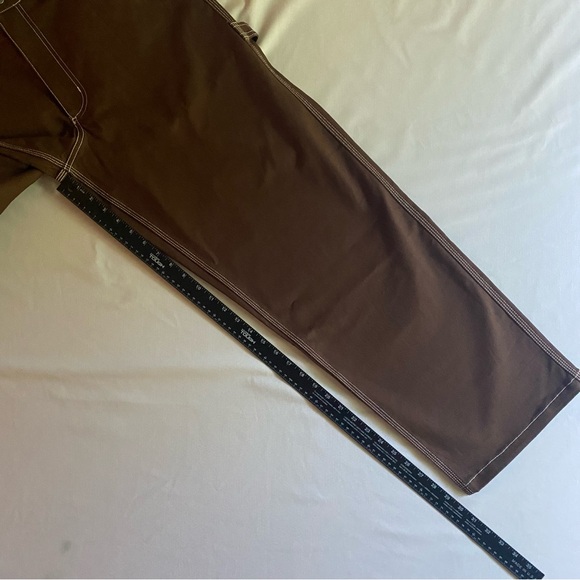 Nike SB Carpenter Pants Mens 32 Brown Baggy Skater Straight Leg Loose Fit Y2K - Picture 15 of 16